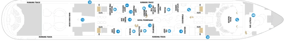 RCI Oasis Of The Seas Deck Plan 5