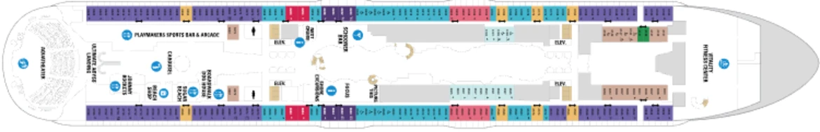 RCI Oasis Of The Seas Deck Plan 6