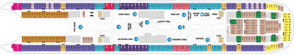 RCI Oasis Of The Seas Deck Plan 8