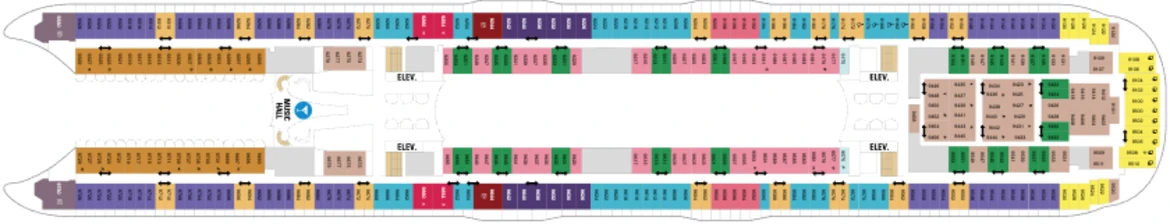 RCI Oasis Of The Seas Deck Plan 9