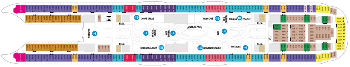 RCI Allure Of The Seas Deck 8