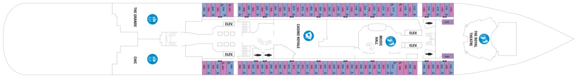 RCI Quantum Of The Seas Deck Plan 3