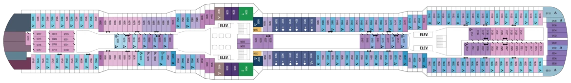 RCI Quantum Of The Seas Deck Plan 9