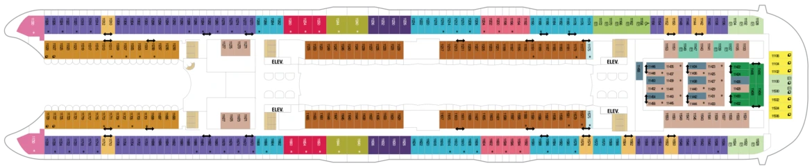 RCI Harmony Of The Seas Deck Plan 11