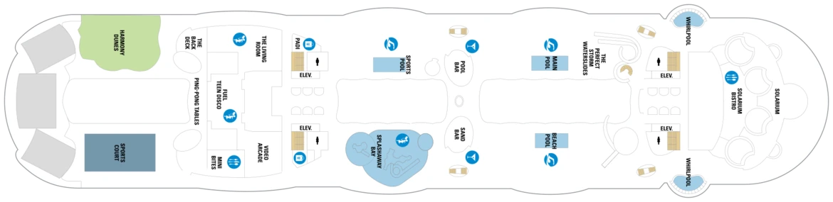 RCI Harmony Of The Seas Deck Plan 15