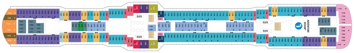 RCI Ovation Of The Seas Deck Plan 11