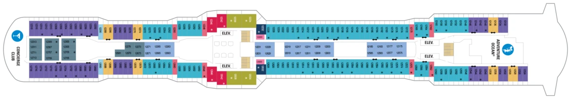 RCI Ovation Of The Seas Deck Plan 12