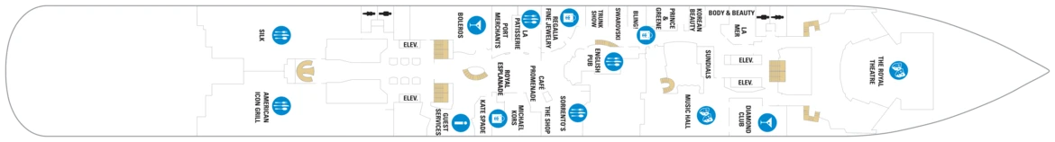 RCI Ovation Of The Seas Deck Plan 4