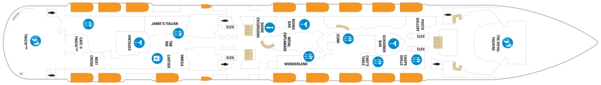 RCI Ovation Of The Seas Deck Plan 5