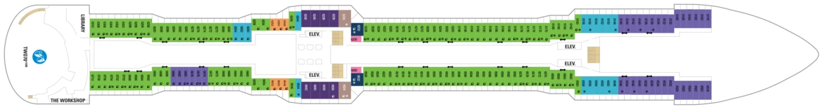 RCI Ovation Of The Seas Deck Plan 6