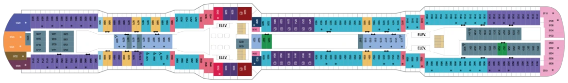 RCI Ovation Of The Seas Deck Plan 9