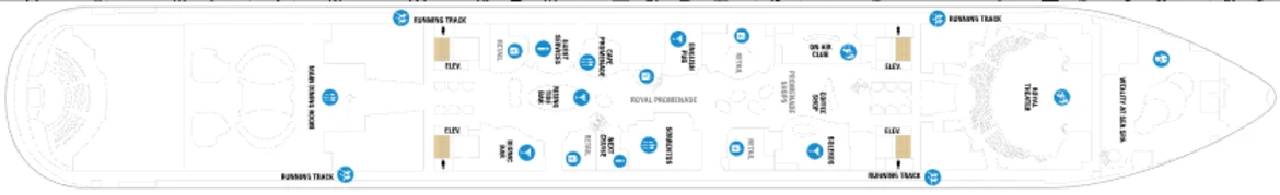 RCI Symphony Of The Seas Deck Plan 5