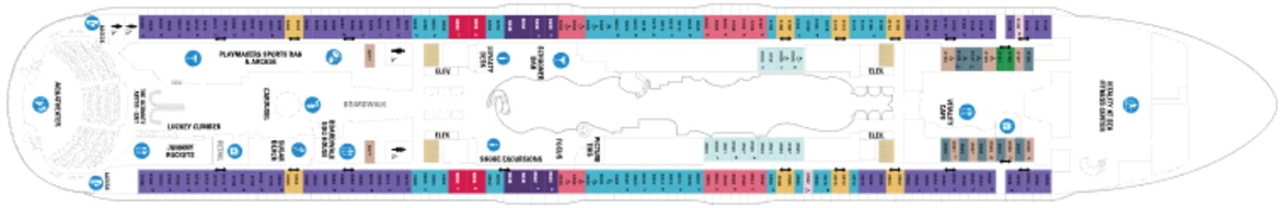 RCI Symphony Of The Seas Deck Plan 6