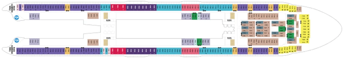 RCI Symphony Of The Seas Deck Plan 7