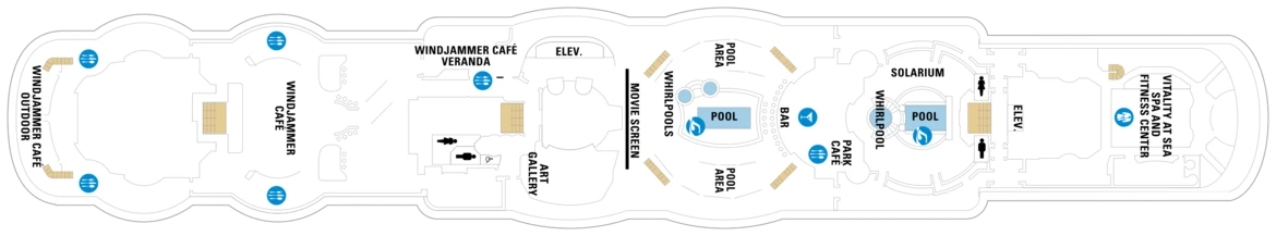 RCI Brilliance Of The Seas Deck Plan 11