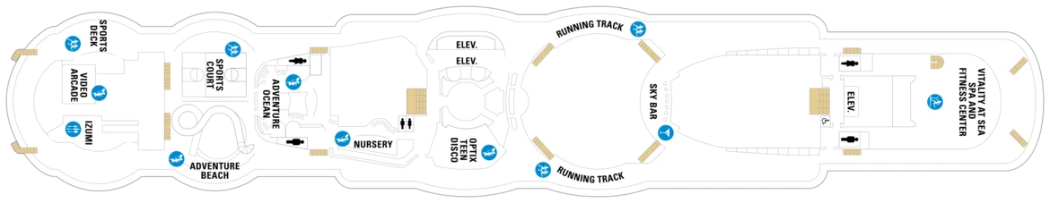 RCI Brilliance Of The Seas Deck Plan 12