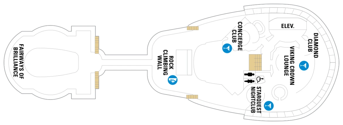 RCI Brilliance Of The Seas Deck Plan 13