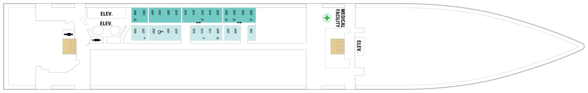 RCI Brilliance Of The Seas Deck Plan 2