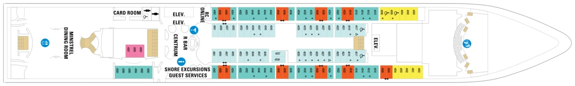 RCI Brilliance Of The Seas Deck Plan 4