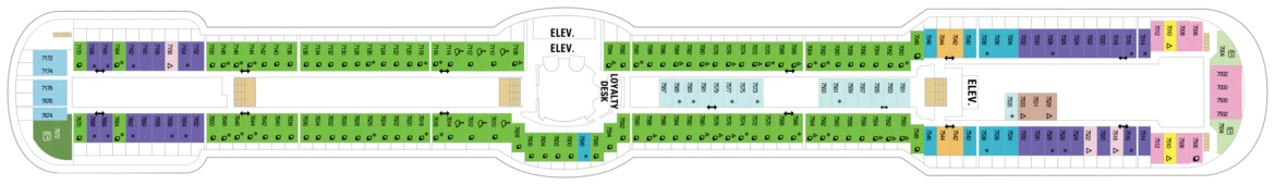 RCI Brilliance Of The Seas Deck Plan 7