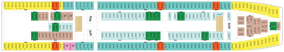 RCI Enchantment Of The Seas Deck Plan 2