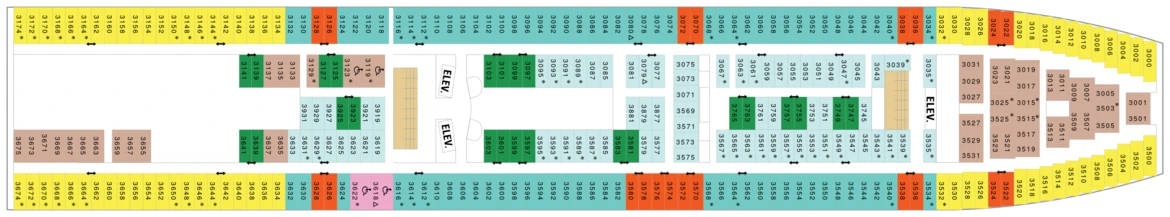 RCI Enchantment Of The Seas Deck Plan 3