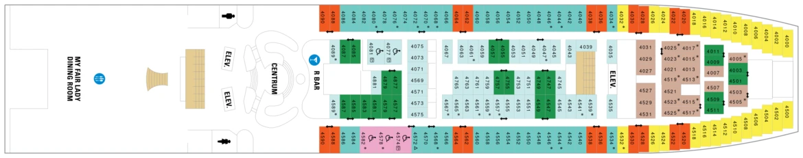 RCI Enchantment Of The Seas Deck Plan 4