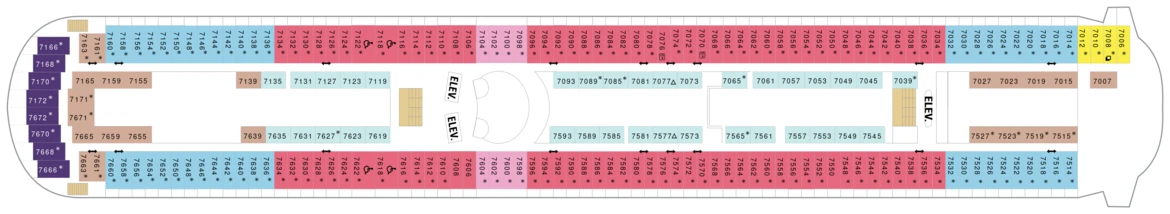 RCI Enchantment Of The Seas Deck Plan 7