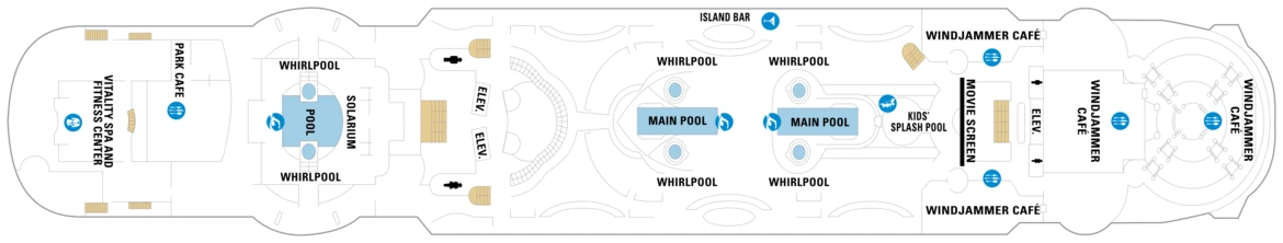 RCI Enchantment Of The Seas Deck Plan 9