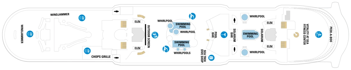 RCI Explorer Of The Seas Deck Plan 11