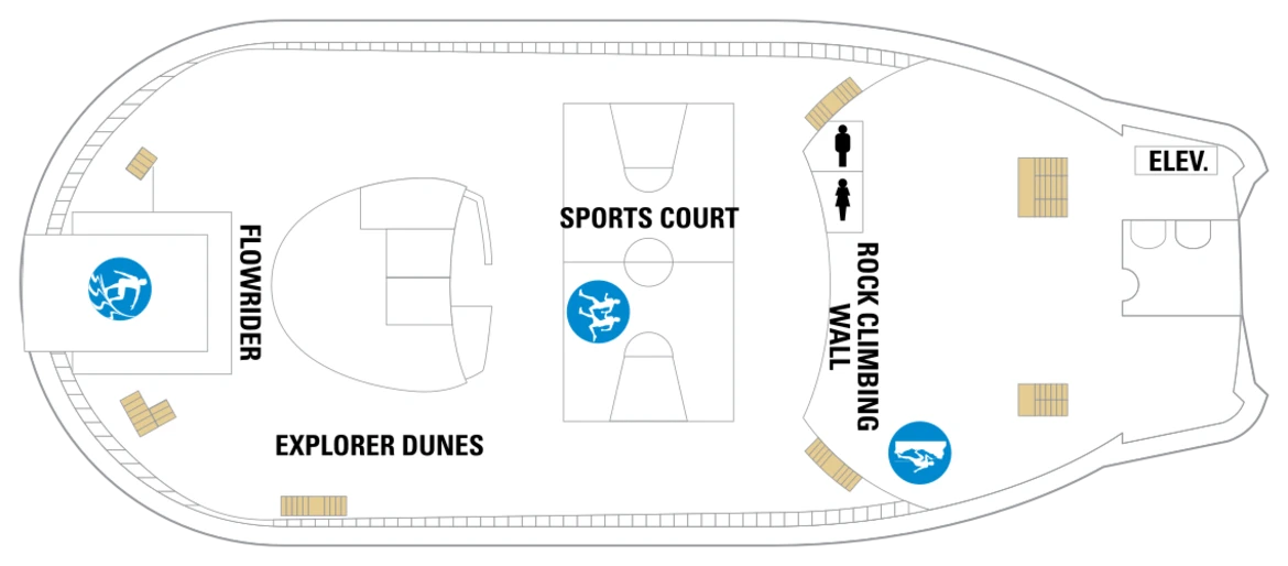 RCI Explorer Of The Seas Deck Plan 13