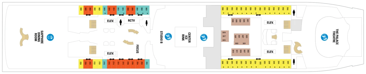 RCI Explorer Of The Seas Deck Plan 3