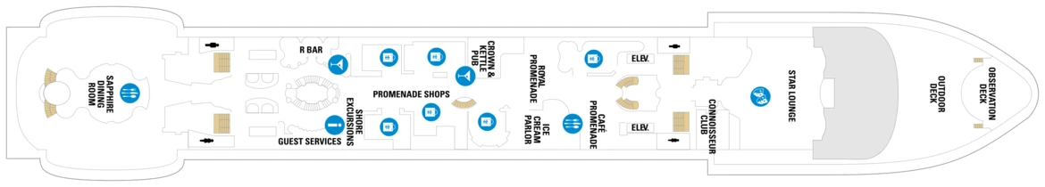 RCI Explorer Of The Seas Deck Plan 5