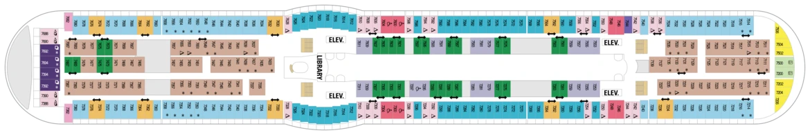 RCI Explorer Of The Seas Deck Plan 7