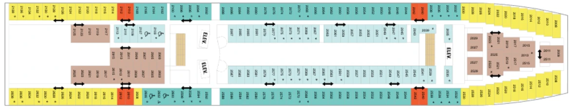 RCI Grandeur Of The Seas Deck Plan 2