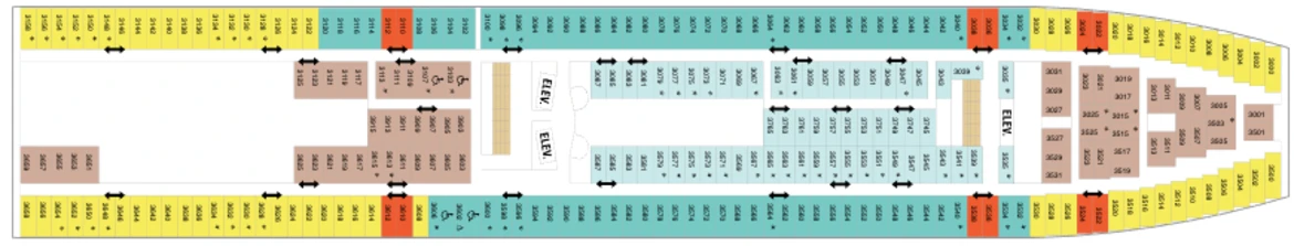 RCI Grandeur Of The Seas Deck Plan 3