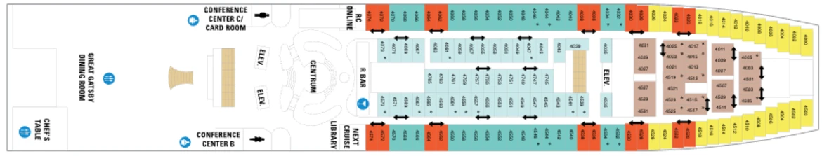 RCI Grandeur Of The Seas Deck Plan 4