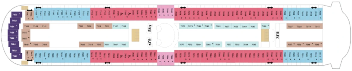 RCI Grandeur Of The Seas Deck Plan 7