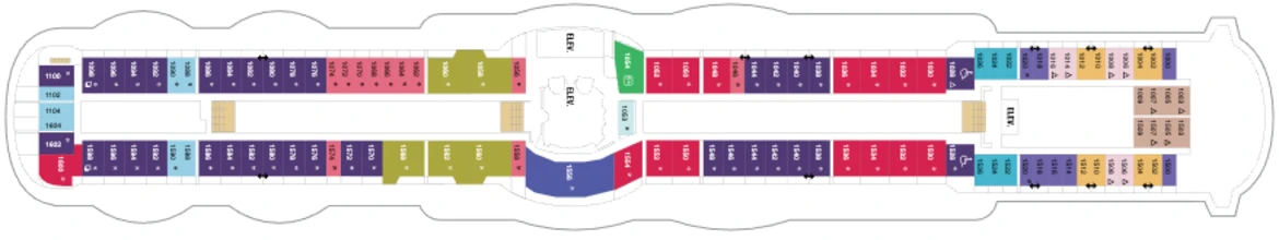 RCI Jewel Of The Seas Deck Plan 10