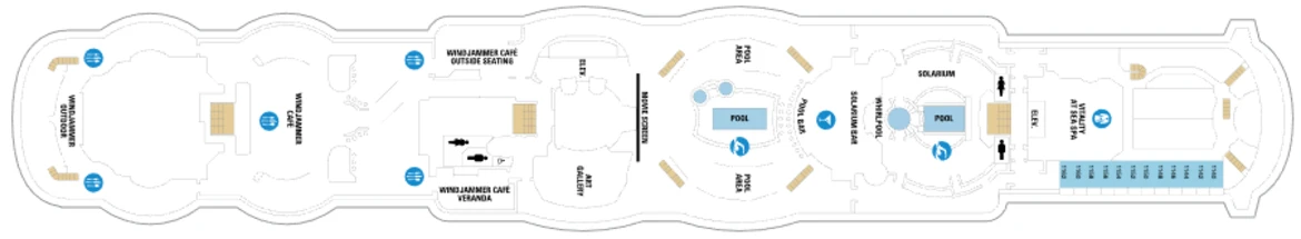 RCI Jewel Of The Seas Deck Plan 11