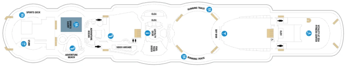 RCI Jewel Of The Seas Deck Plan 12