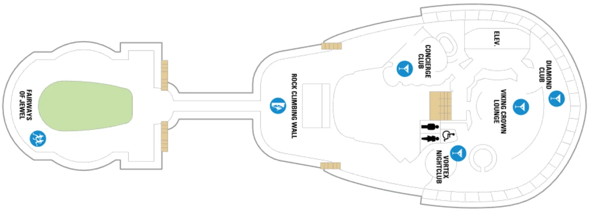 RCI Jewel Of The Seas Deck Plan 13