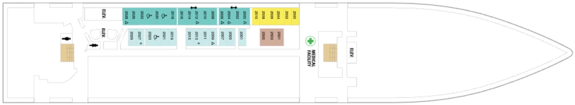 RCI Jewel Of The Seas Deck Plan 2