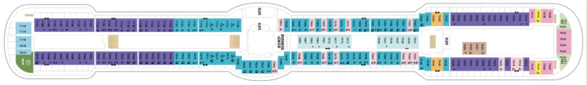 RCI Jewel Of The Seas Deck Plan 7