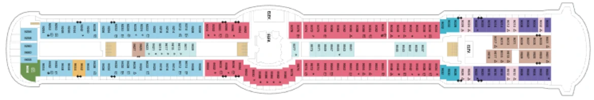 RCI Jewel Of The Seas Deck Plan 9