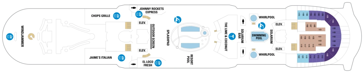 RCI Navigator Of The Seas Deck Plan 11