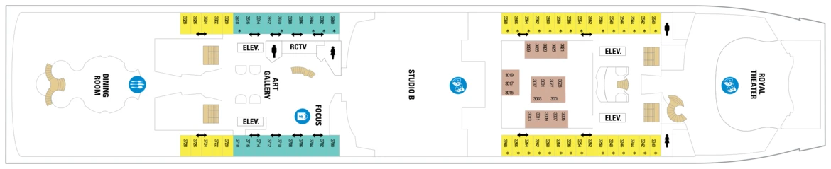 RCI Navigator Of The Seas Deck Plan 3