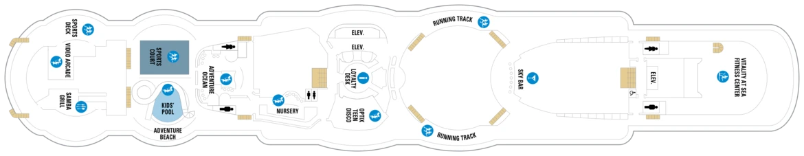 RCI Radiance Of The Seas Deck 12