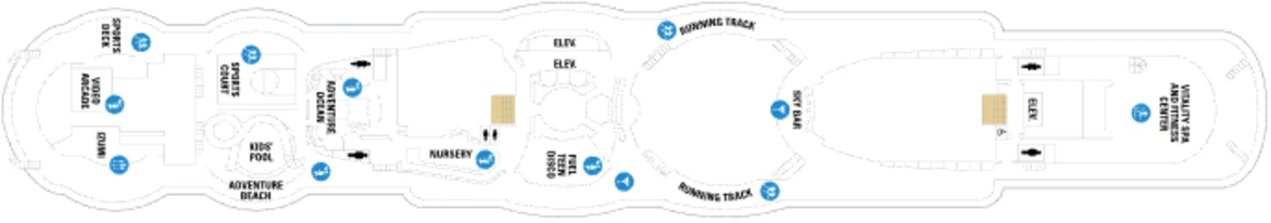 RCI Serenade Of The Seas Deck Plan 12