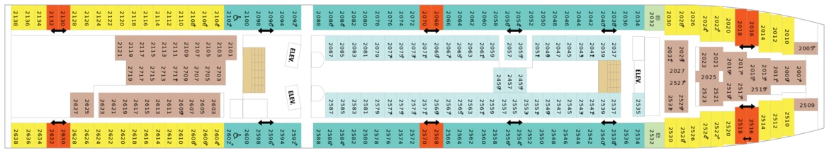 RCI Vision Of The Seas Deck Plan 2